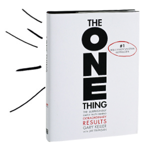 The 1 thing book. One thing book. The one thing.
